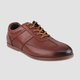 EZOK Men Round Toe Leather Sneakers-image-75
