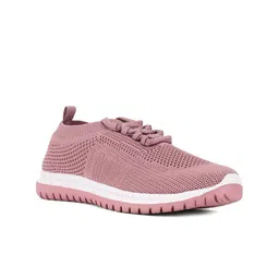 North Star Women Pink Woven Design Sneakers-image-71