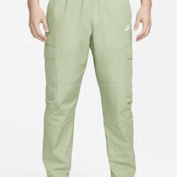 Nike Men Green Club Trackpants-image-55