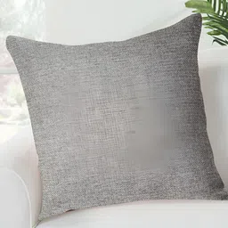 FABURAA Grey Square Jute Cushion Covers-image-81