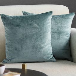 GM Blue Set of 2 Striped Square Cushion Covers-picture-42