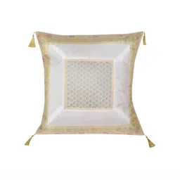 Lal Haveli White Ethnic Motifs Square Cushion Covers-image-20