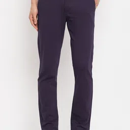 Duke Men Slim Fit Cotton Trousers-picture-32