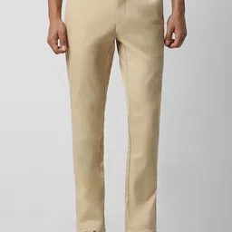 Van Heusen Men Slim Fit Cotton Trouser image 1