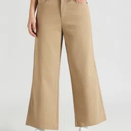 Pepe Jeans Women Mid-Rise Loose Fit Trousers-image-64
