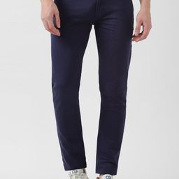 Peter England Casuals Men Slim Fit Trousers-picture-41