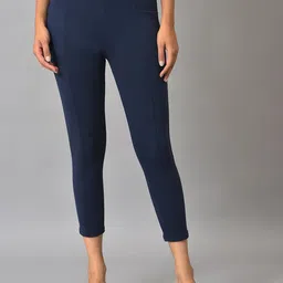 AURELIA Women Skinny Fit Mid-Rise Trousers-picture-21