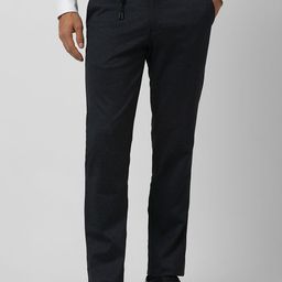 van heusen V Dot Men Printed Slim Fit Formal Trousers-picture-38