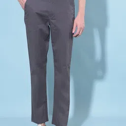 Crimsoune Club Men Original Mid-Rise Straight Fit Cotton Trousers image 1