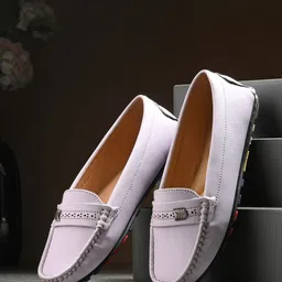 El Paso Women Round Toe Lightweight Loafers-picture-11