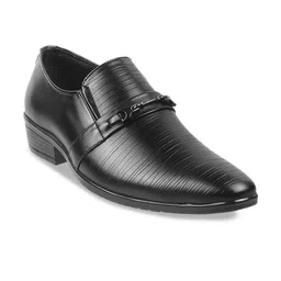 WALKWAY by Metro Men Textured Round-Toe Formal Loafers-picture-39