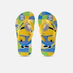 Kids Ville Boys Yellow Minions Printed Room Slippers-picture-28