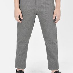Crimsoune Club Boys Checked Slim Fit Trousers-picture-30