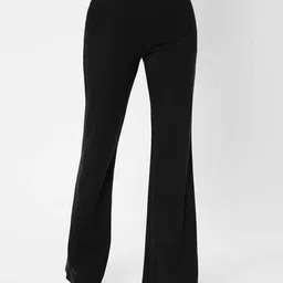 Next One Women Relaxed Flared High-Rise Non Iron Bootcut Trousers-picture-28