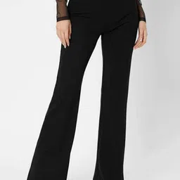 Next One Women Relaxed Flared High-Rise Non Iron Bootcut Trouser-picture-13