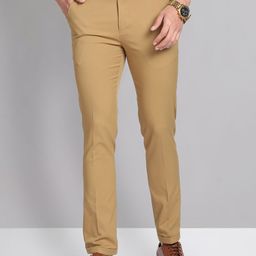 AD By Arvind Men Mid-Rise Slim Fit Formal Trousers-picture-3