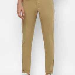 SIMON CARTER LONDON Men Khaki Slim Fit Trousers-picture-20