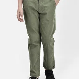 Crimsoune Club Boys Slim Fit Cotton Regular Trouser-image-7