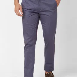 Parx Men Slim Fit Cotton Formal Trousers image 1