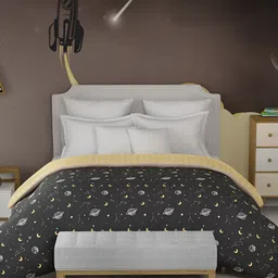 MYTRIDENT Black & White Cartoon Characters Mild Winter 500 GSM Cotton Double Bed Comforter-picture-20