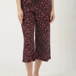 Marks & Spencer Women Floral Printed High-Rise Trousers-picture-32