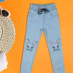 A-Okay Girls Regular Fit Denim Jeans-image-0