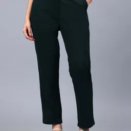ENTELLUS Women Smart Straight Fit High-Rise Trousers-picture-37
