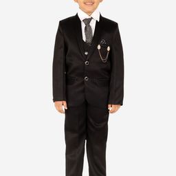 Pro-Ethic STYLE DEVELOPER Boys Black & White Coat with Trousers-picture-5