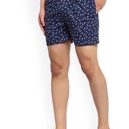 SPORTO Men Printed Mid-Rise Shorts image 2