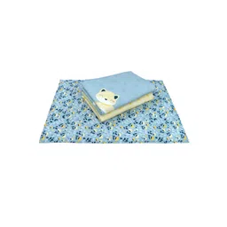 TIDY SLEEP Infants 3 Pcs Mom & Me Printed Pure Cotton Changing Mats image 2