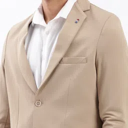 SHOWOFF Slim-Fit Notched Lapel Collar Single-Breasted Blazer image 5