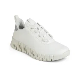 ECCO Women Round Toe Leather Sneakers-image-48