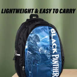 Kuber Industries Unisex Black Panther Printed Backpack image 2