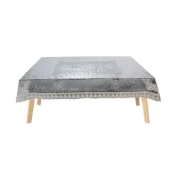 Dakshya Industries Transparent Printed 4-Seater Center Table Cover image 2