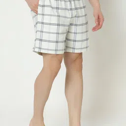 UnderJeans by Spykar Cotton Men Checked Boxers UJNPBX0059059 image 5