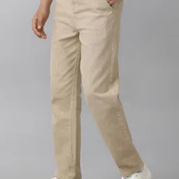 UNDER FOURTEEN ONLY Boys Mid-Rise Regular Fit Cotton Trouser image 5