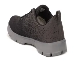 Power Men Grey Woven Design Sneakers image 5