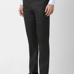 Peter England Men Slim Fit Trousers image 3