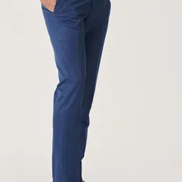 MR BUTTON Men Mid-Rise Slim Fit Trousers image 4