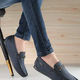 AARAVIN'S Men Lightweight Horsebit Loafers image 5