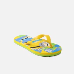 Kids Ville Boys Yellow Minions Printed Room Slippers image 5