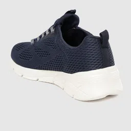 Skechers Men Navy Blue Woven Design Equalizer 4.0 - Wraithern Sneakers image 2