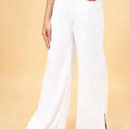 Coolsters by Pantaloons Girls Regular Fit Mid-Rise Cotton Parallel Trousers image 3