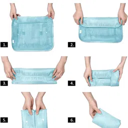 HOUSE OF QUIRK Set Of 9 Travel Luggage Organisers image 3
