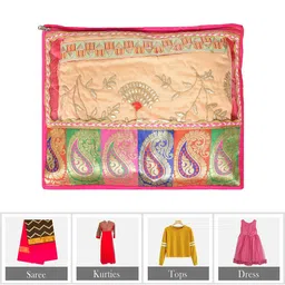 Kuber Industries Pink 12 Pieces Multi-Utility Organisers image 4