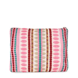 ASTRID White & Pink Textured Makeup Organisers image 3