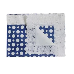 Dakshya Industries Blue Polka Dot Printed PVC Table Cover image 2