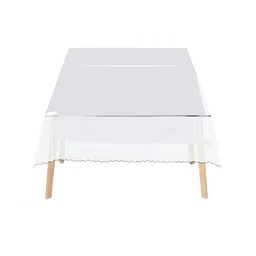 Dakshya Industries Transparent 4-Seater Table Cover image 3