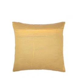 STITCHNEST Brown & White Square Cushion Cover image 4