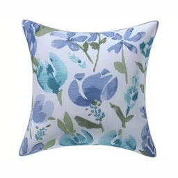 Texstylers Teal & Green 3 Pieces Printed Cotton Square Reversible Cushion Covers image 5